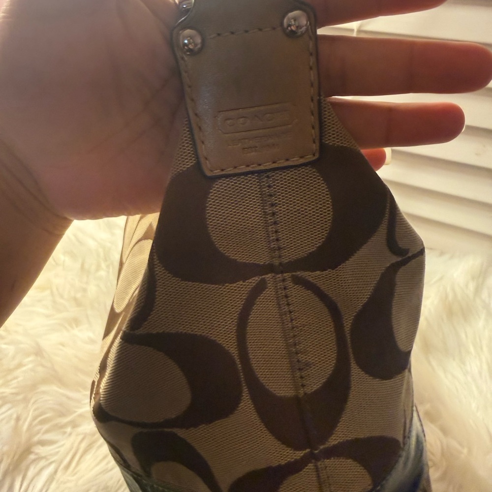 Coach Brown and Multicolor Patchwork Shoulder Bag - image 5